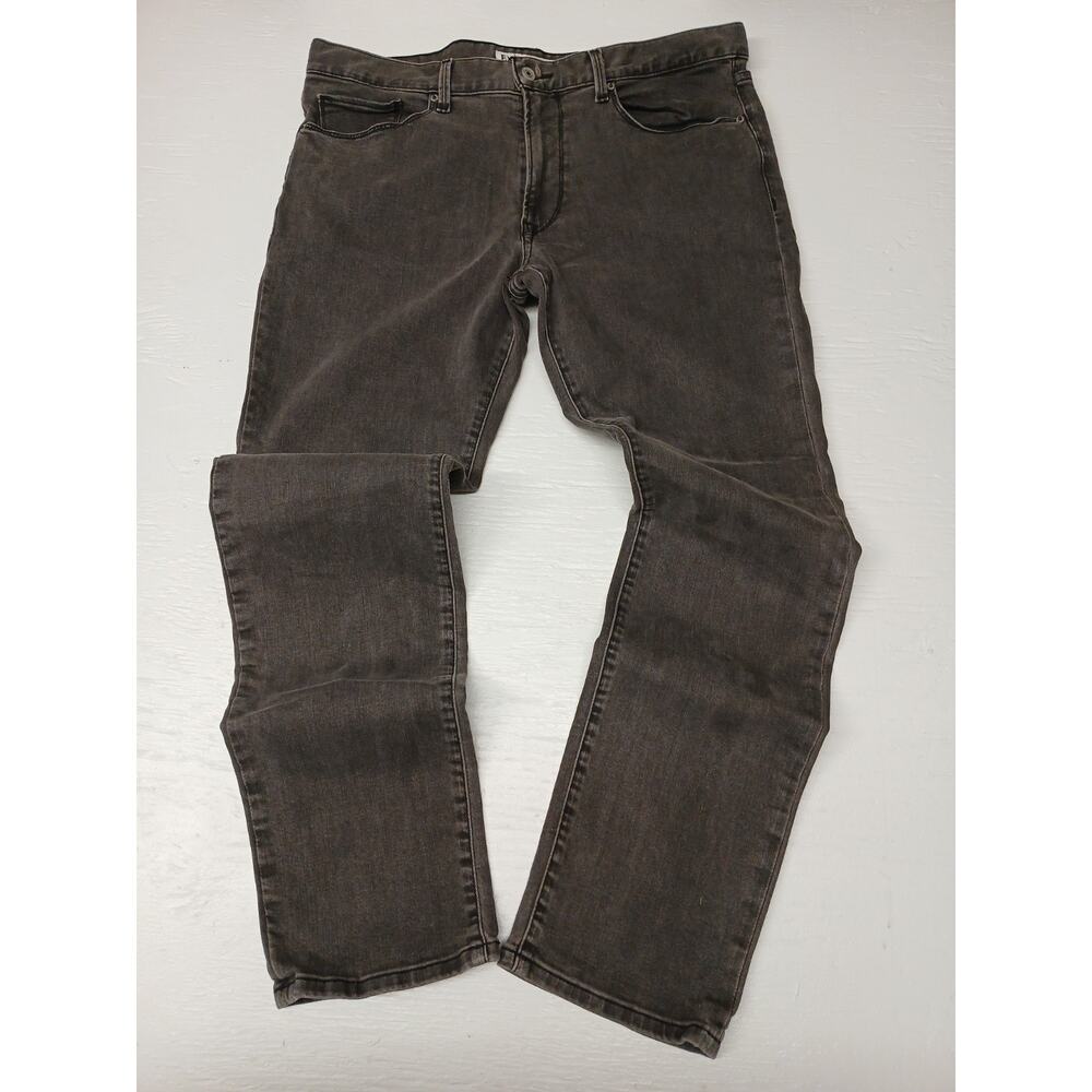 Express (36x32) Black Faded Rocco Fit Slim Skinny Leg Jeans